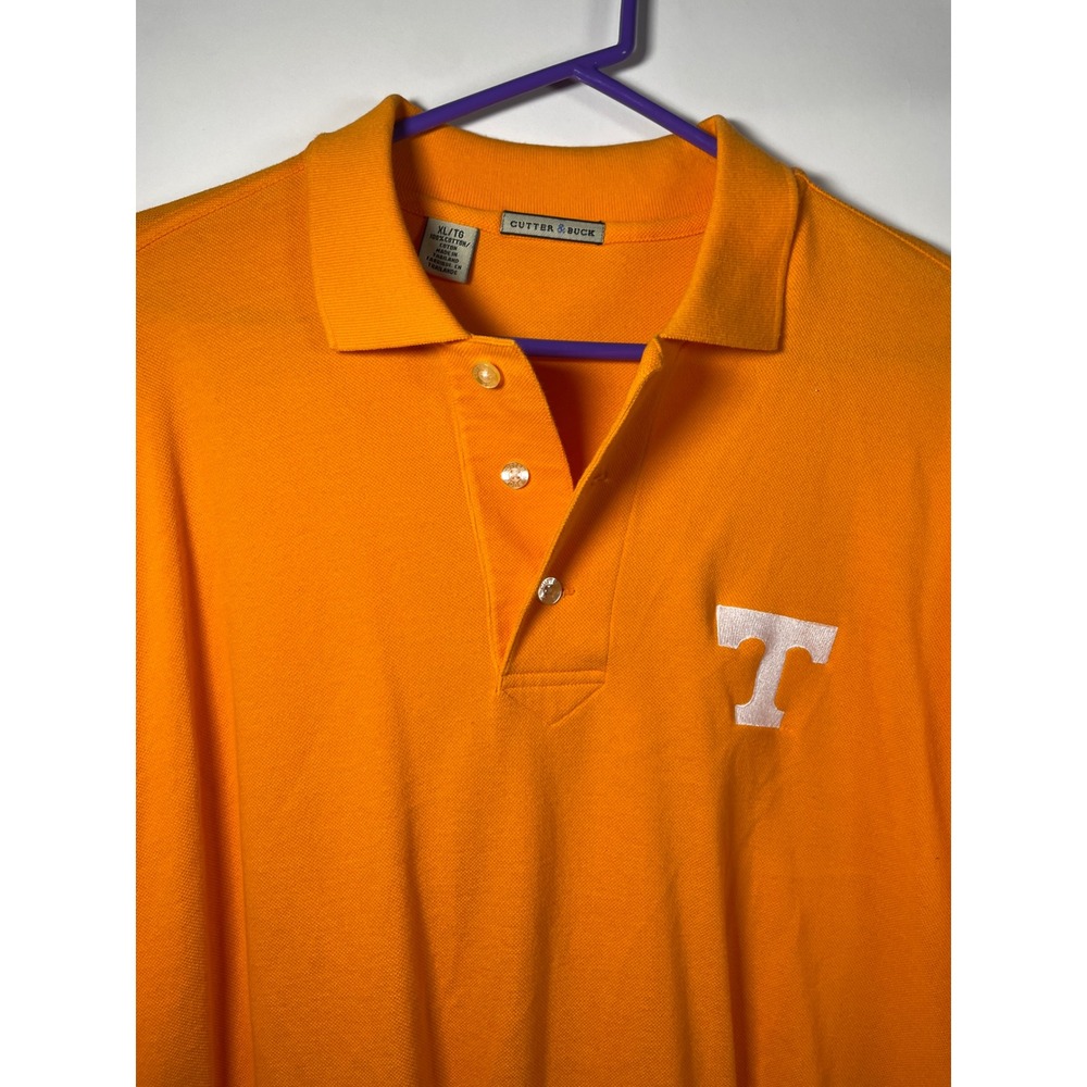 Cutter & Buck Tennessee Volunteers Men's XL Polo‎ Shirt NCAA College Orange
